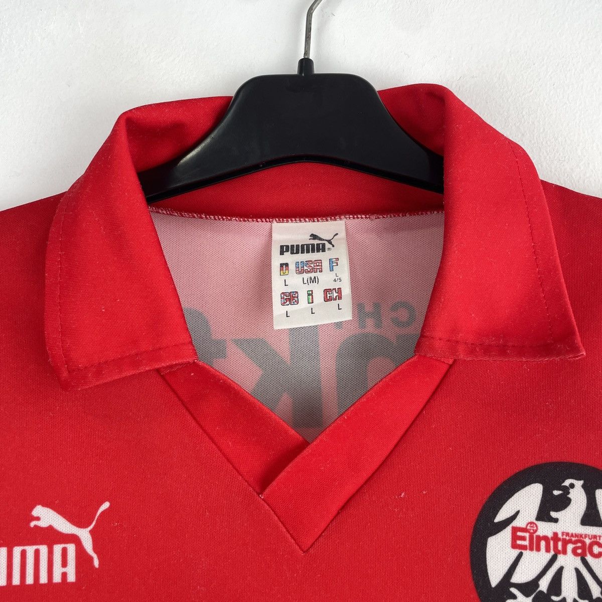 Puma Vintage Eintracht Frankfurt Home Jersey Puma Shirt 1993/1994 Size US L / EU 52-54 / 3 - 3 Thumbnail