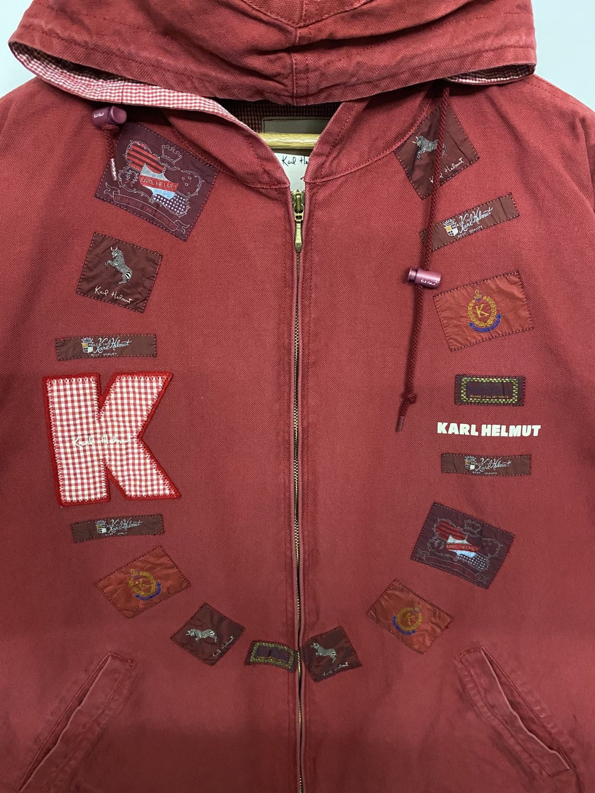 Karl Helmut Karl Helmut Patches Hoodie Zipper Jacket Size US XXL / EU 58 / 5 - 2 Thumbnail