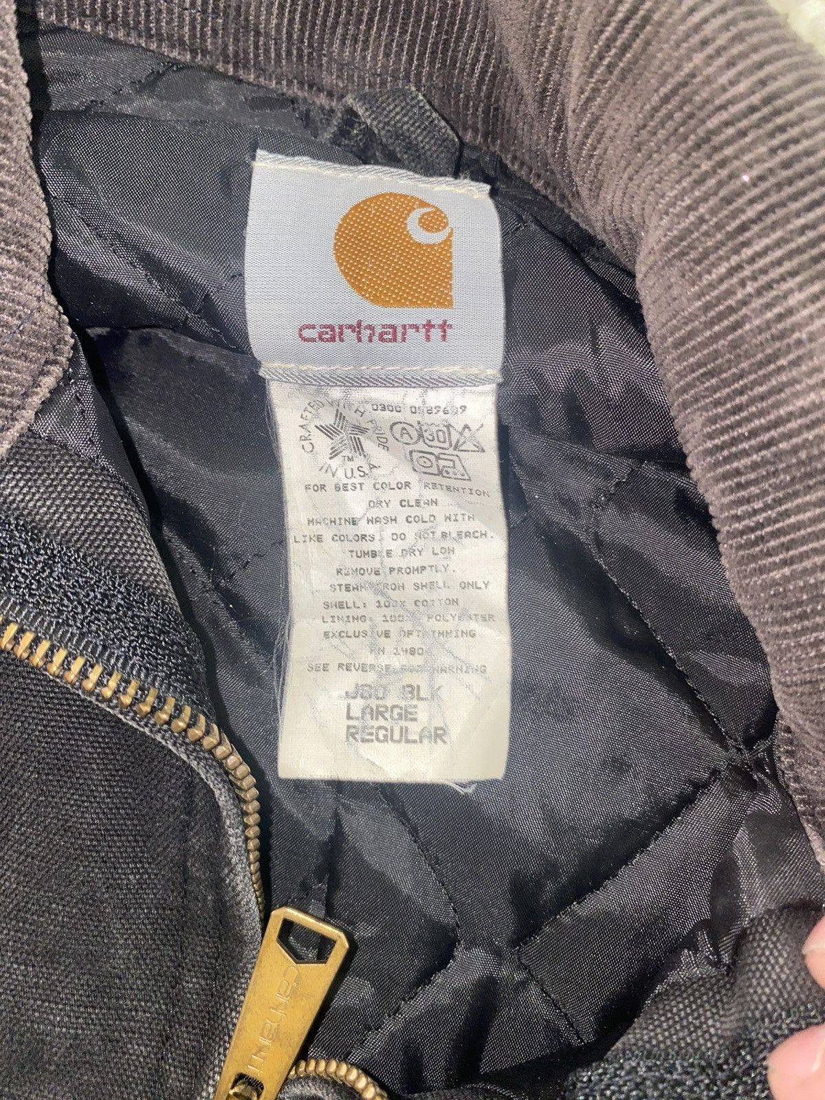 carhartt made in usa ジャケット 80s ? Vintage 80s Carhartt Hunting Jacket Canvas Shell Tan Large