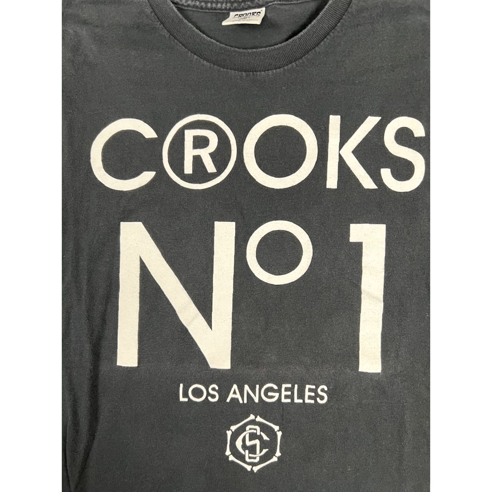 Crooks & Castles VINTAGE Crooks & Castles T-Shirt Mens XL No 1 Los Angeles Black Streetwear Y2K Size US XL / EU 56 / 4 - 2 Thumbnail
