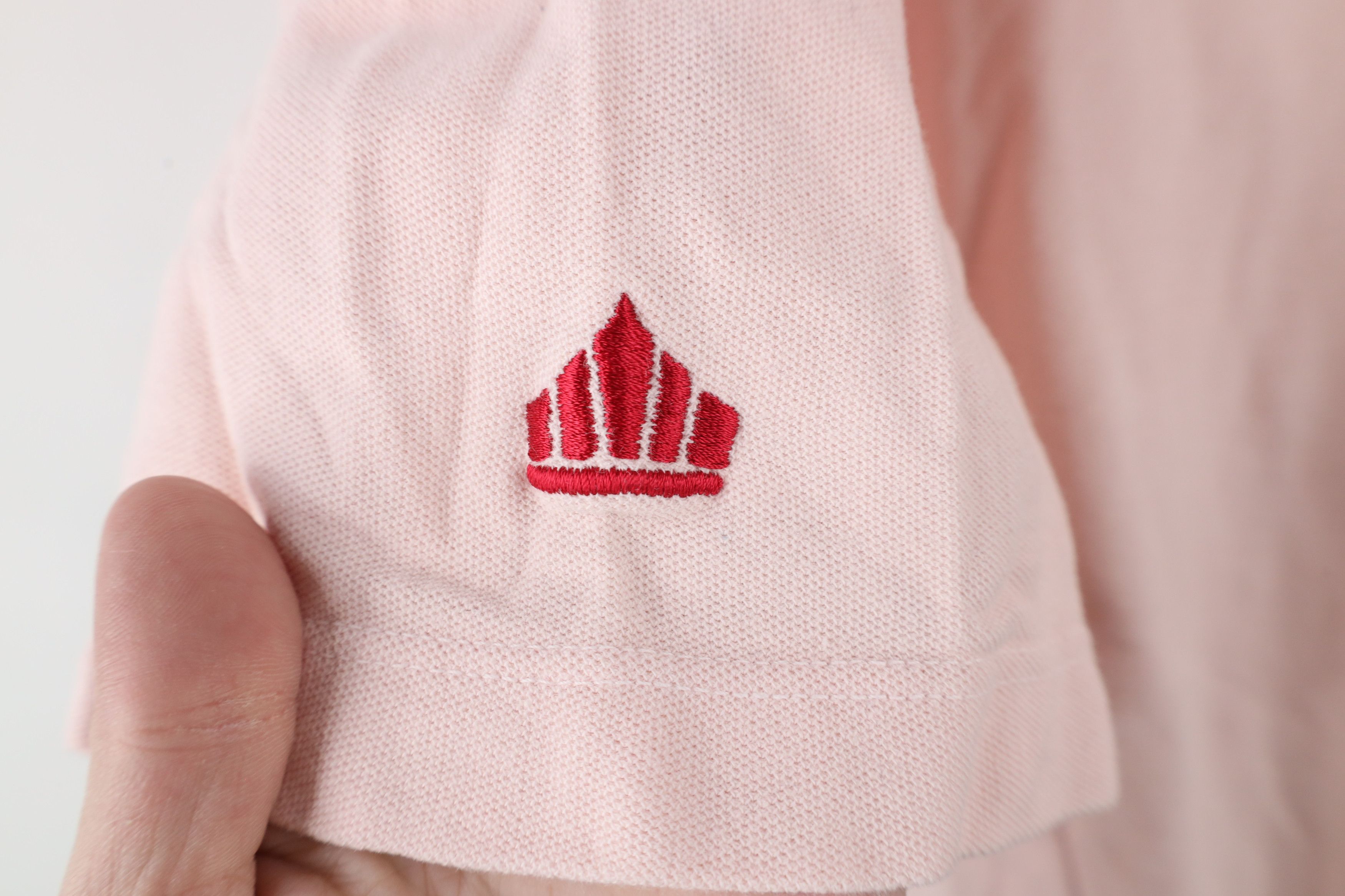 Vintage Sport of Kings SOKFY Skull Crossbones Polo Shirt Pink USA Size US XXL / EU 58 / 5 - 4 Thumbnail