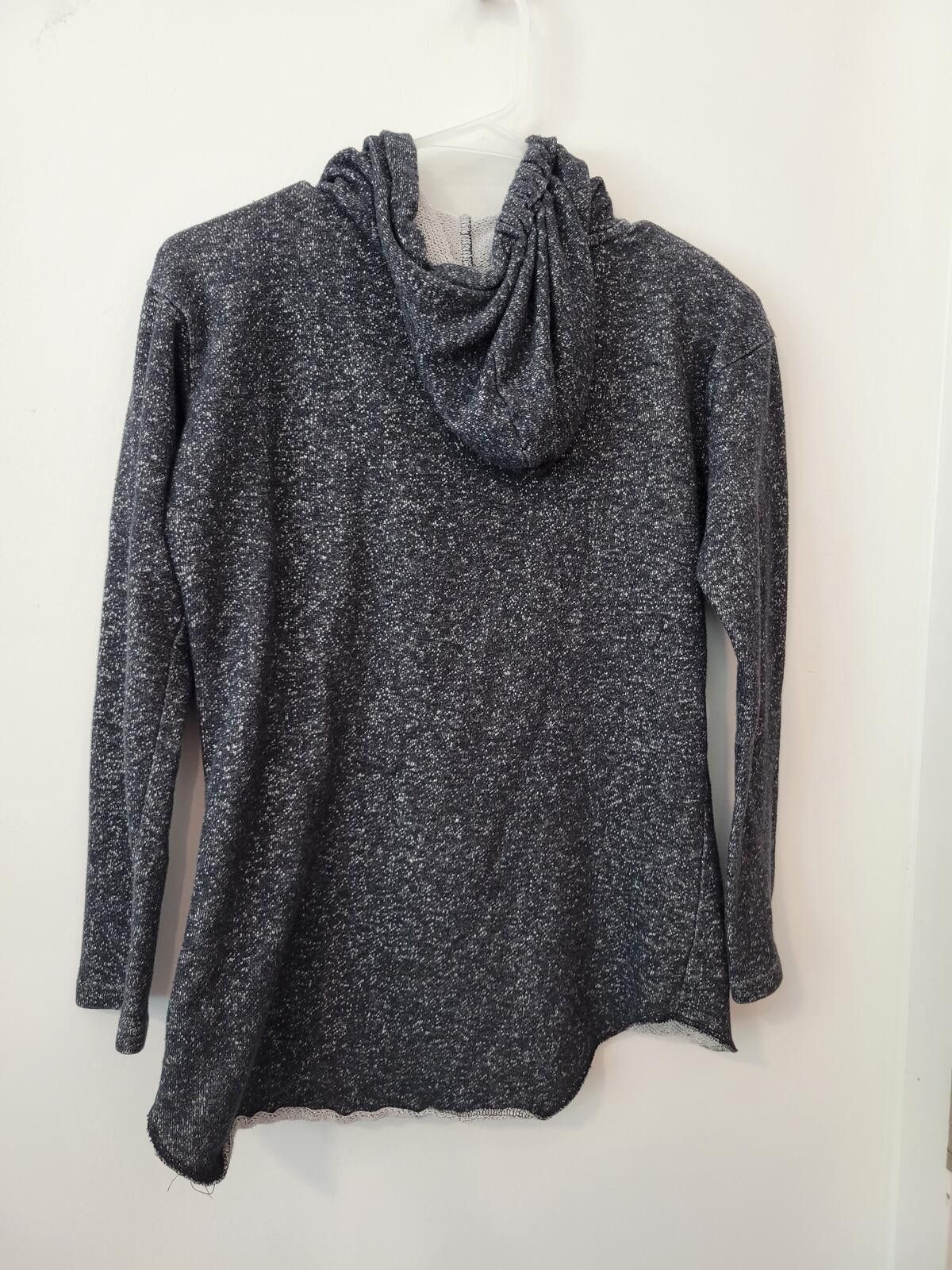 Other Women's Medium Dark Gray Hoodie with LOVE Floral Print Size M / US 6-8 / IT 42-44 - 2 Thumbnail
