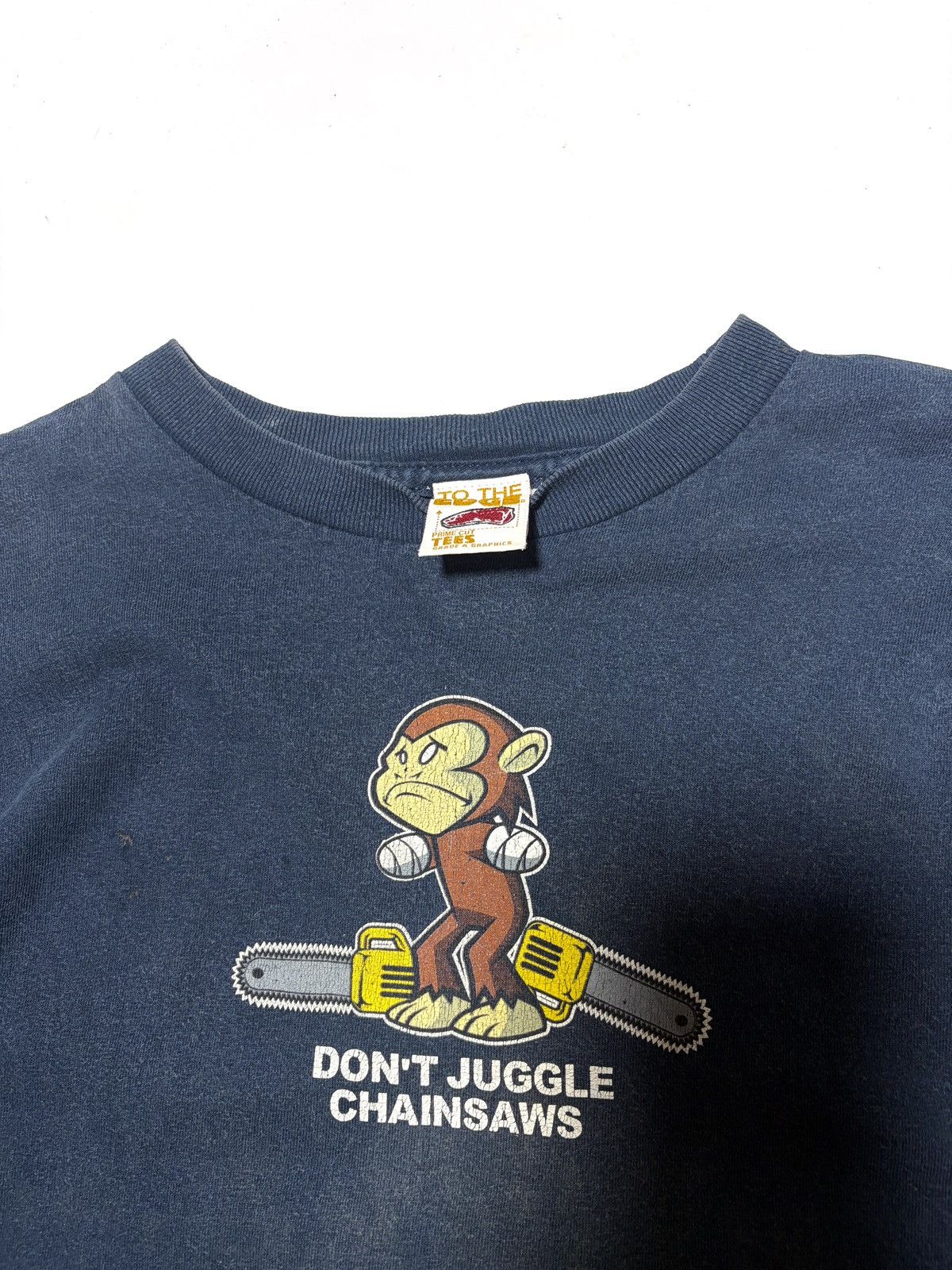 Vintage Vintage y2k dont jungle the chainsaws shirt Size US L / EU 52-54 / 3 - 2 Thumbnail