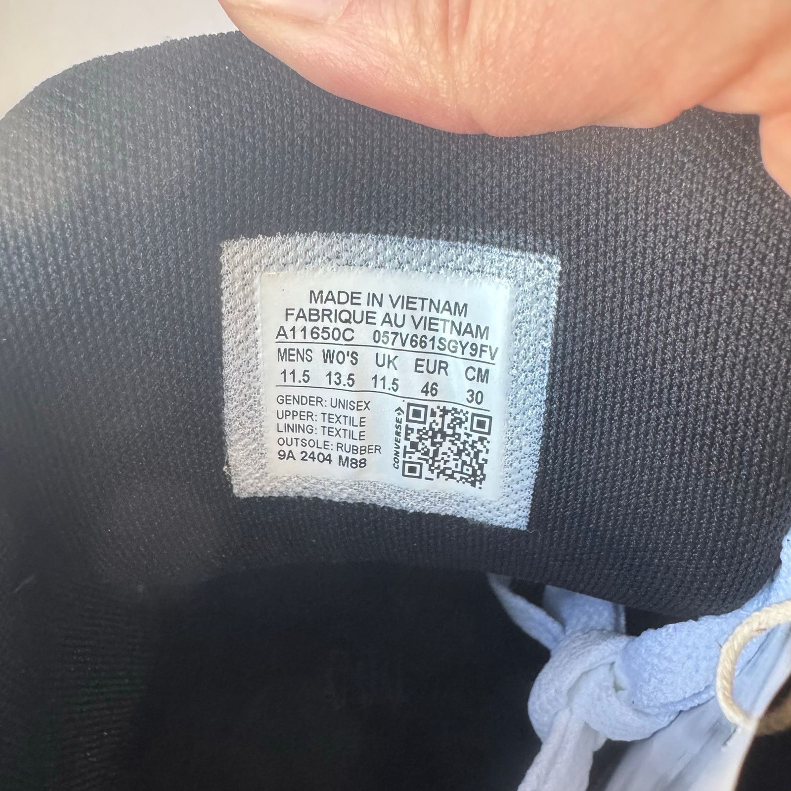 Converse NIB Converse ASCT High Street Mid Sneaker Mens 11.5 Blue Size US 11.5 / EU 44-45 - 9 Thumbnail