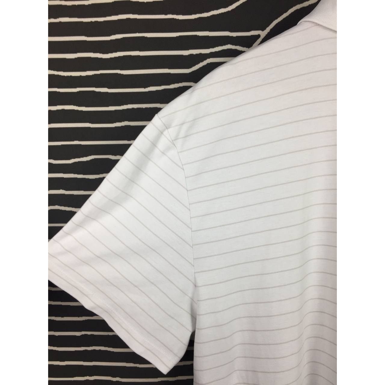 Calvin Klein × Vintage Calvin Klein CK Casual Striped Short Sleeve Polo Tee Size US XXL / EU 58 / 5 - 9 Thumbnail