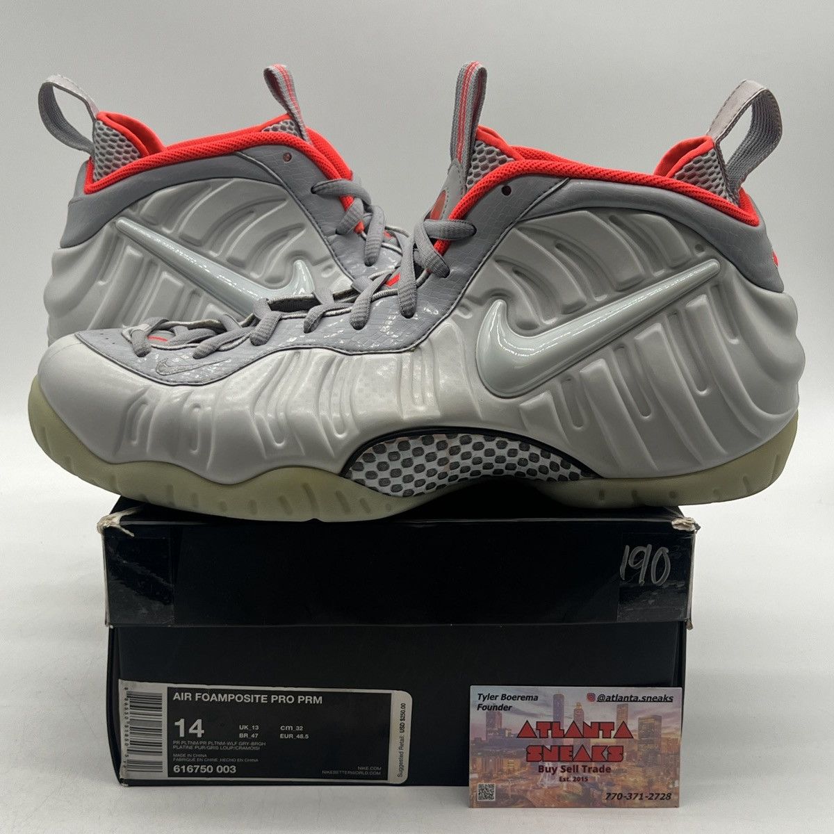 Nike Air Foamposite pro pure platinum Size US 14 / EU 47 - 1 Thumbnail