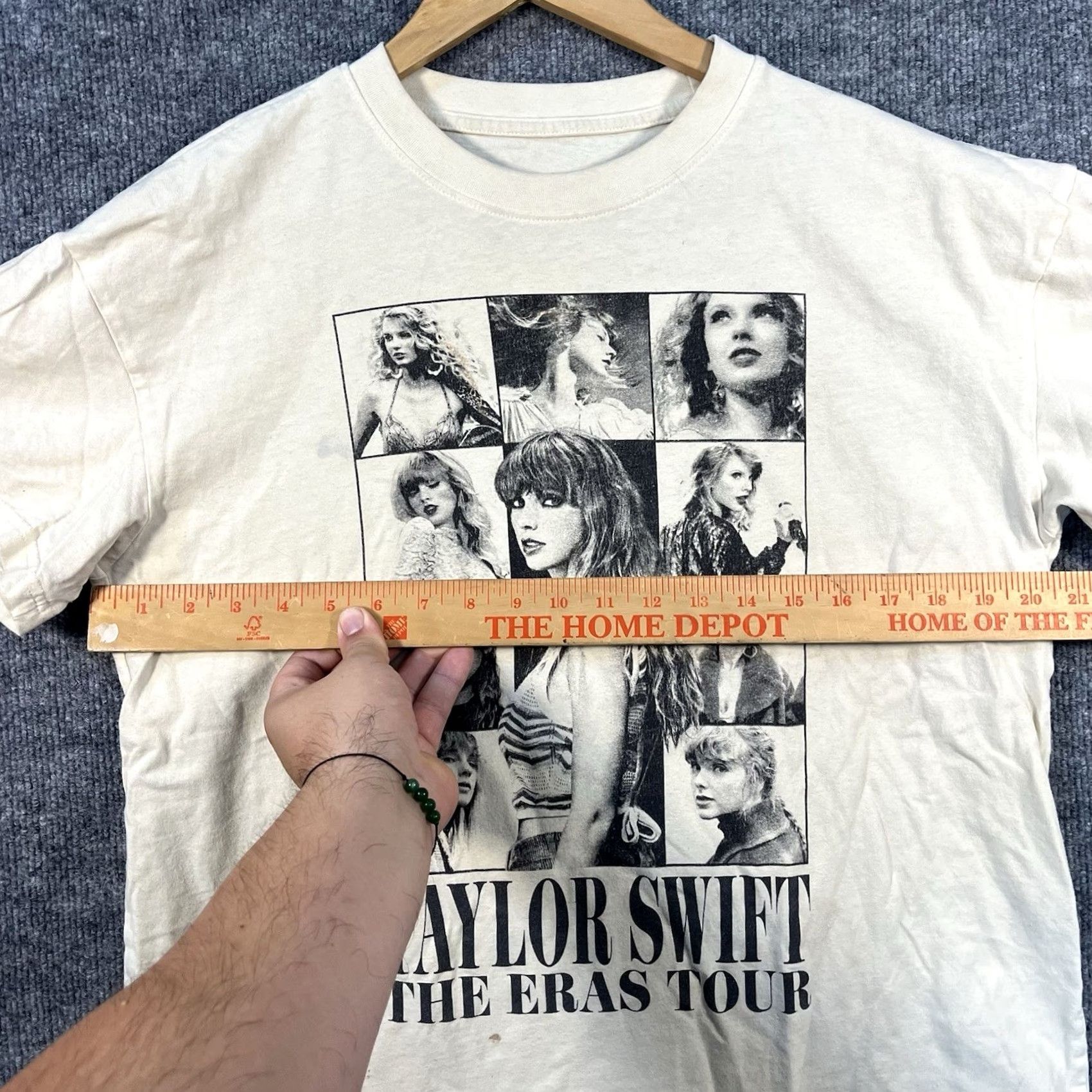 Vintage Taylor Swift The Eras Tour 2023 2024 T Shirt Cream Size Medium Women's T-Shirt Short Sleeve Round Neck Casual Music Size M / US 6-8 / IT 42-44 - 6 Thumbnail