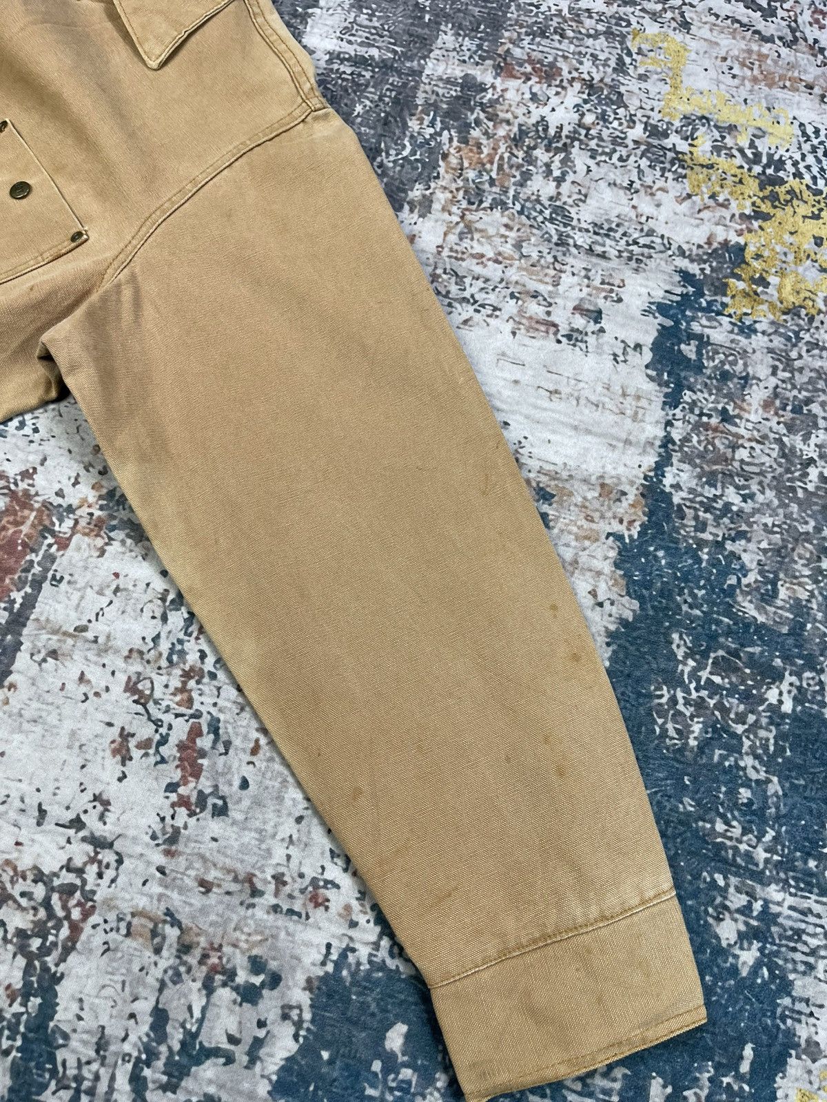 Caterpillar Vtg Caterpillar Duck Canvas Work Chore Jacket Size US L / EU 52-54 / 3 - 6 Thumbnail