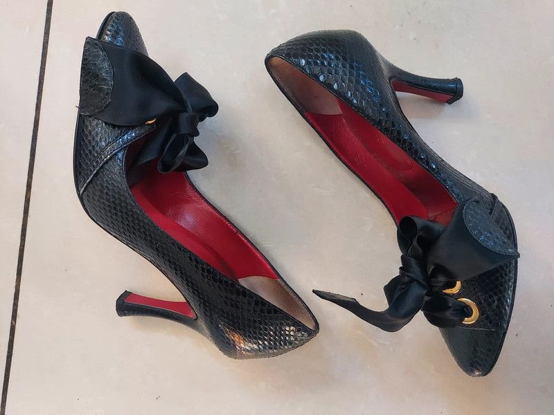 Dolce & Gabbana Dolce Gabbana leather heels 2.5 Size US 5.5 / IT 35.5 - 3 Thumbnail