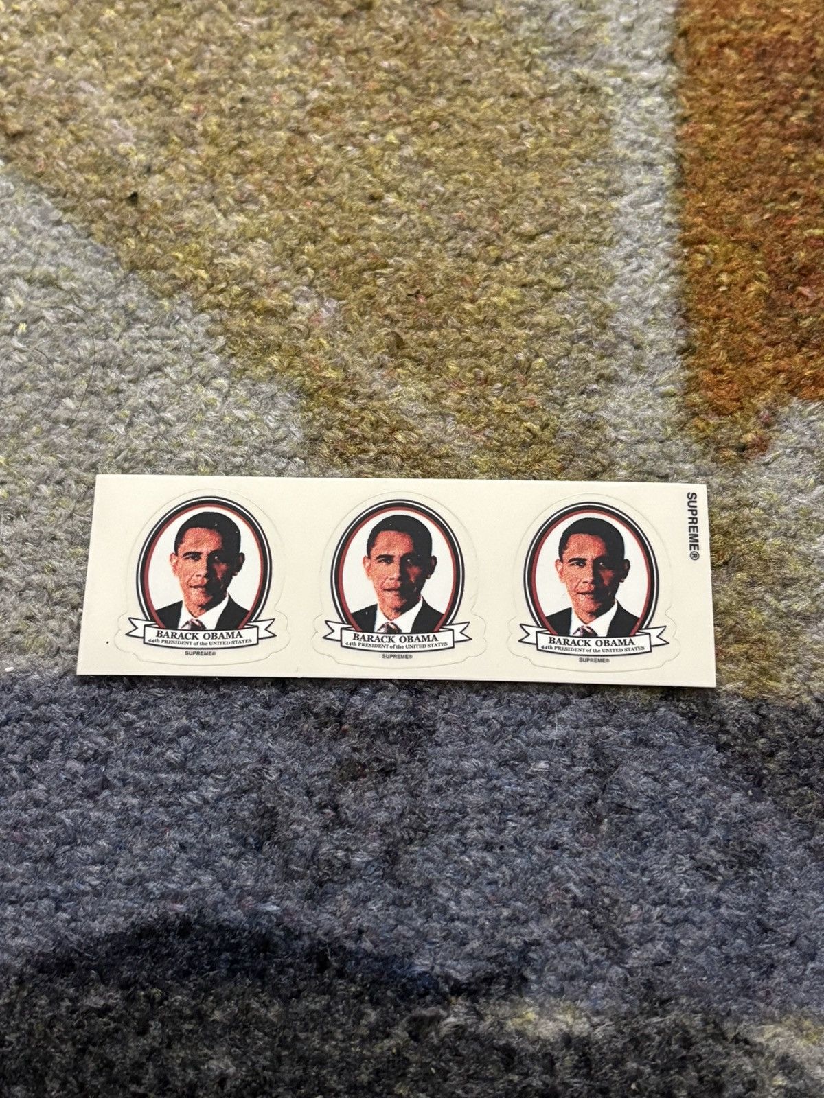 Supreme Supreme Barack Obama Sticker Strip Size ONE SIZE - 1 Preview