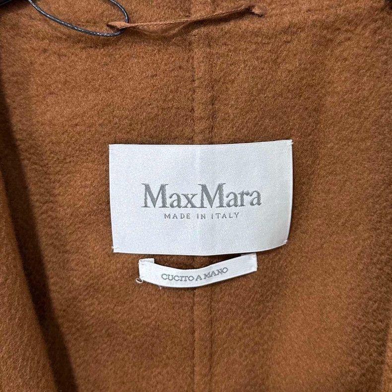 Max Mara Max Mara Tobacco-colored cashmere coat Size S / US 4 / IT 40 - 4 Thumbnail