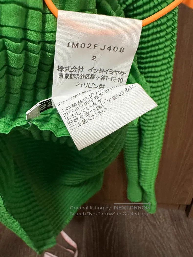 Issey Miyake Issey Miyake Green Long Sleeve Top Size M / US 6-8 / IT 42-44 - 4 Thumbnail