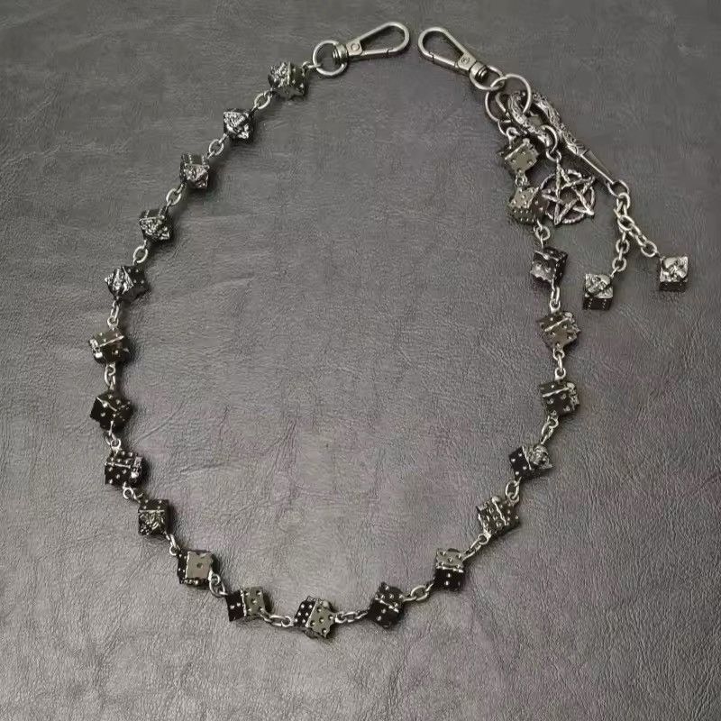Japanese Brand Dice Motor Rock Wallet Chain Size ONE SIZE - 1 Thumbnail