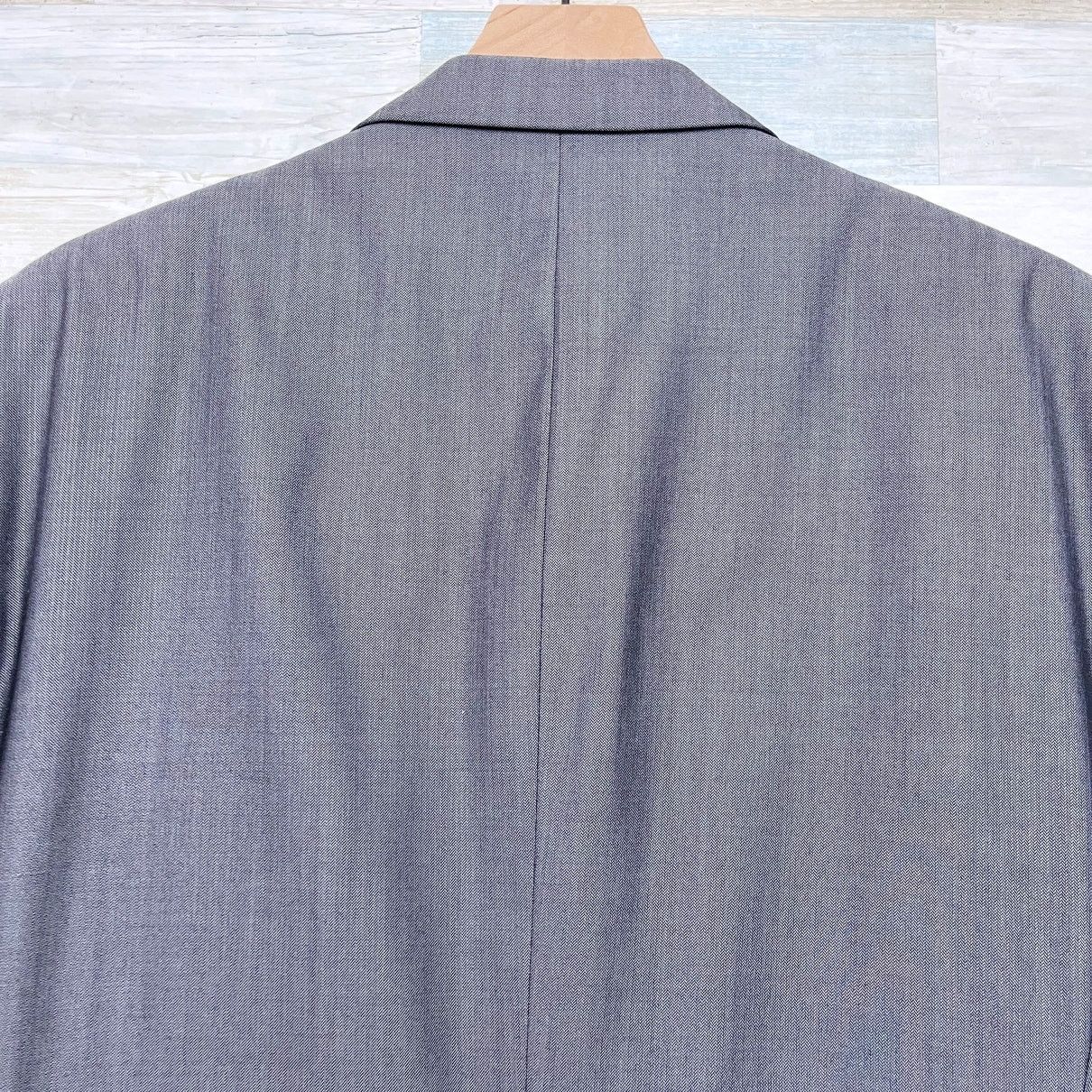 Jos. A. Bank Jos A Bank Wool Sharkskin Suit Gray Mens 43L Jacket 37L Size 42L - 7 Thumbnail