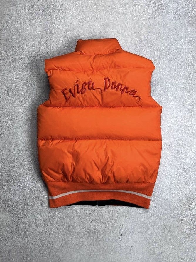 Evisu VINTAGE EVISU REVERSIBLE DOWN GOOSE PUFFER VEST M Size US M / EU 48-50 / 2 - 4 Thumbnail
