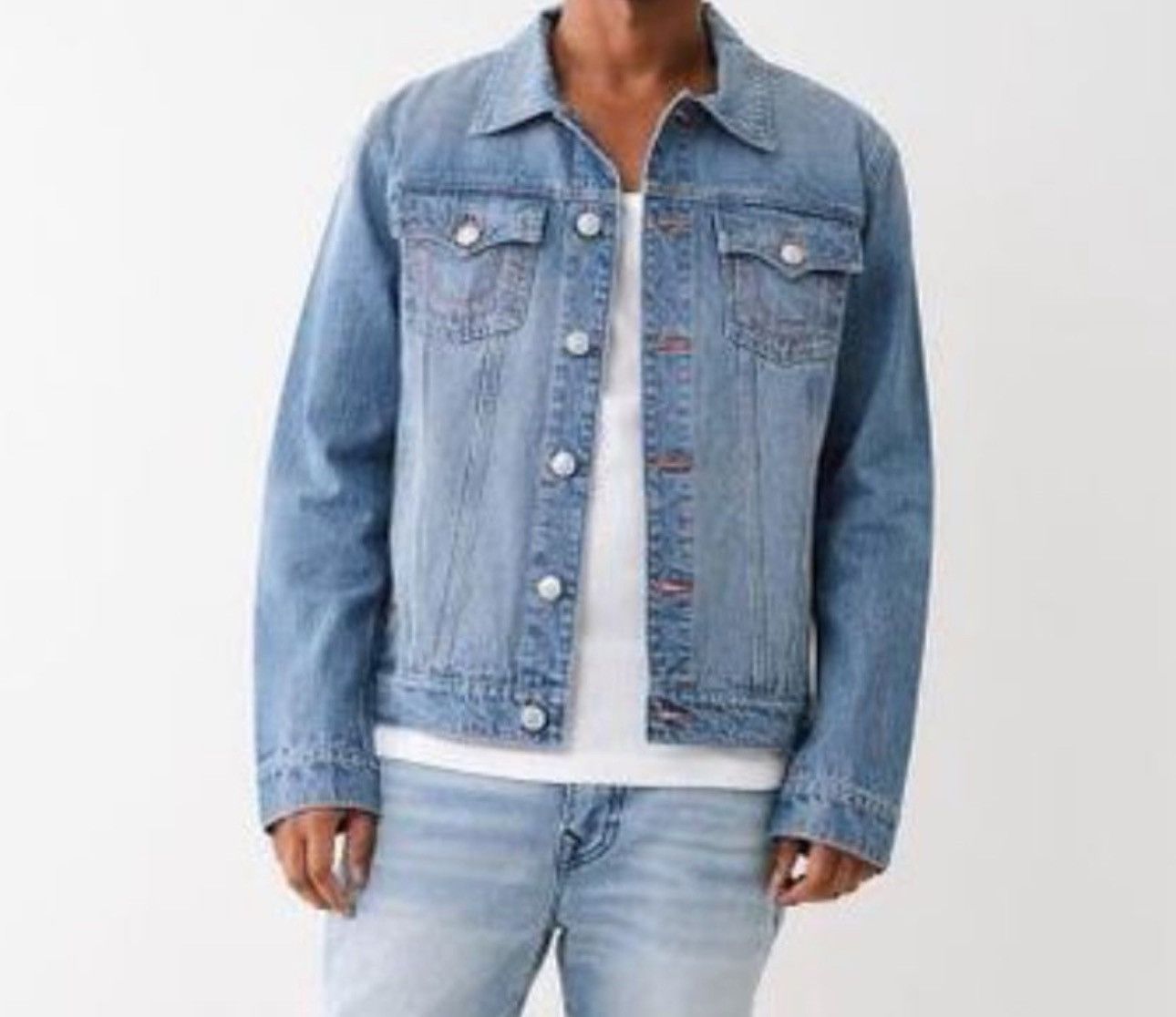 True Religion True Religion Jesse Denim Trucker Jacket size XL Size US XL / EU 56 / 4 - 1 Thumbnail
