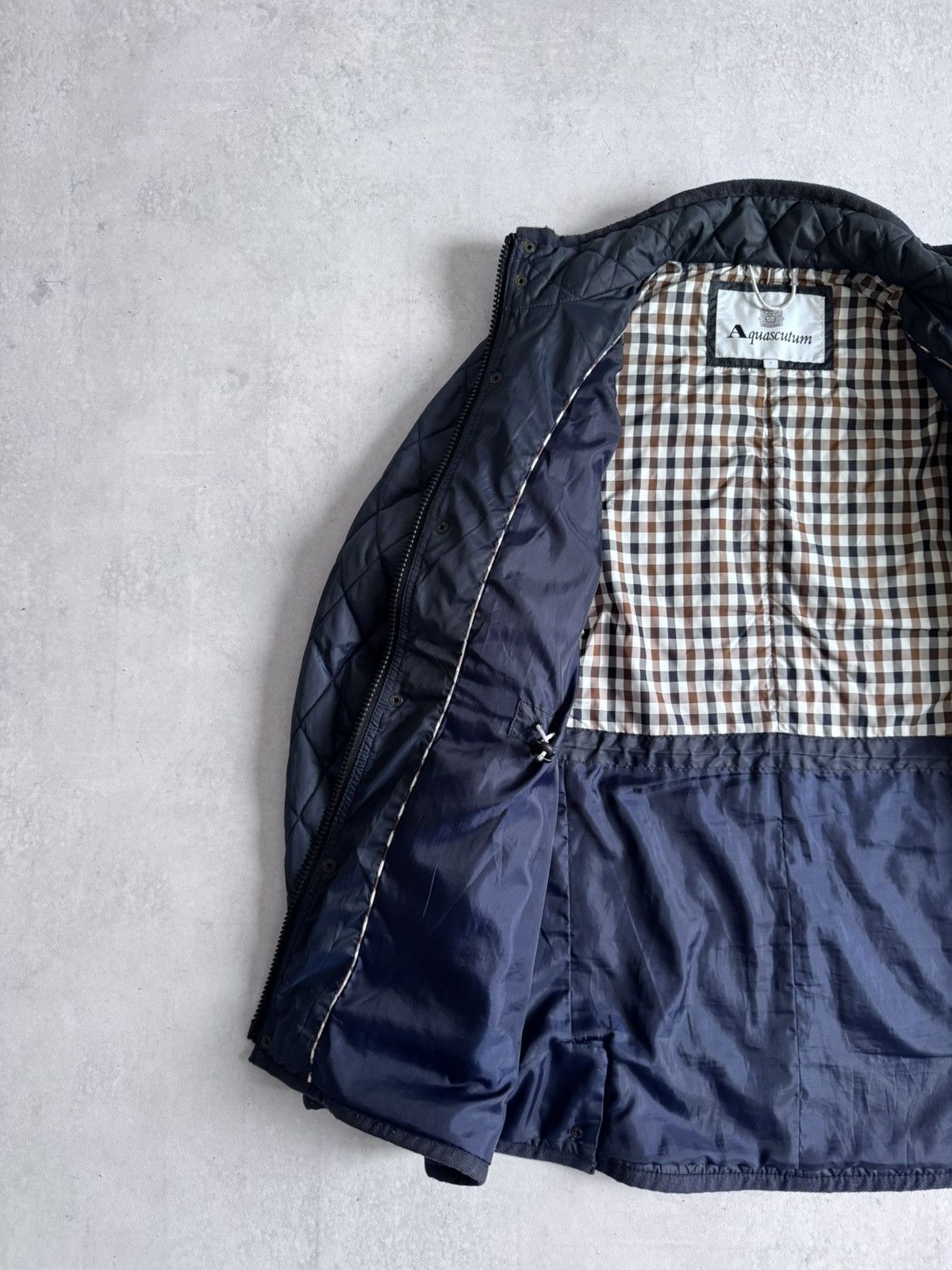 Aquascutum Navy Aquascutum Casual Men’s Lightweight Jacket Regular L Size US L / EU 52-54 / 3 - 7 Thumbnail