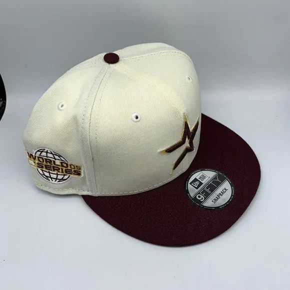 New Era Houston Astros World Series 9Fifty New Era Hat Snapback Cap Size ONE SIZE - 3 Thumbnail