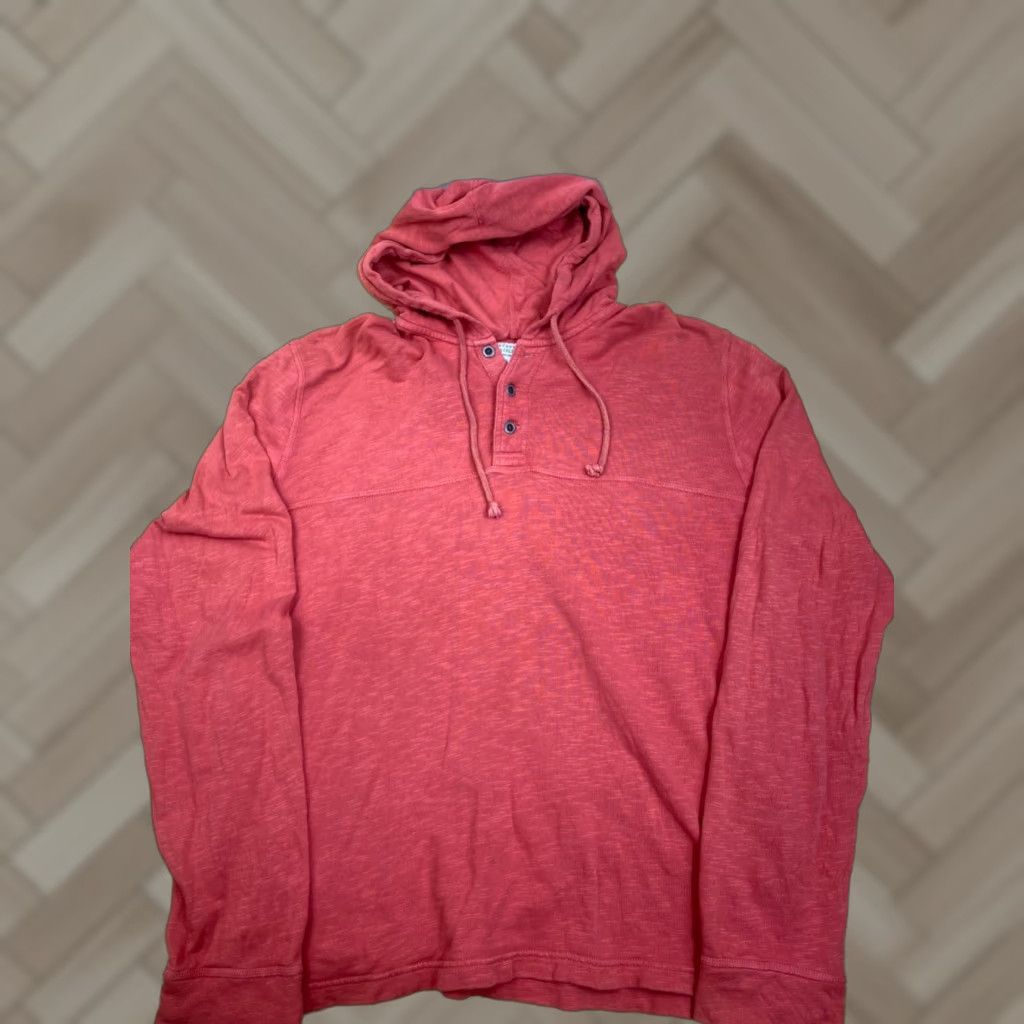 Lucky Brand Lucky Brand Athletics Hoodie Mens L Red Orange Pullover Casual #7878 Size US L / EU 52-54 / 3 - 1 Thumbnail