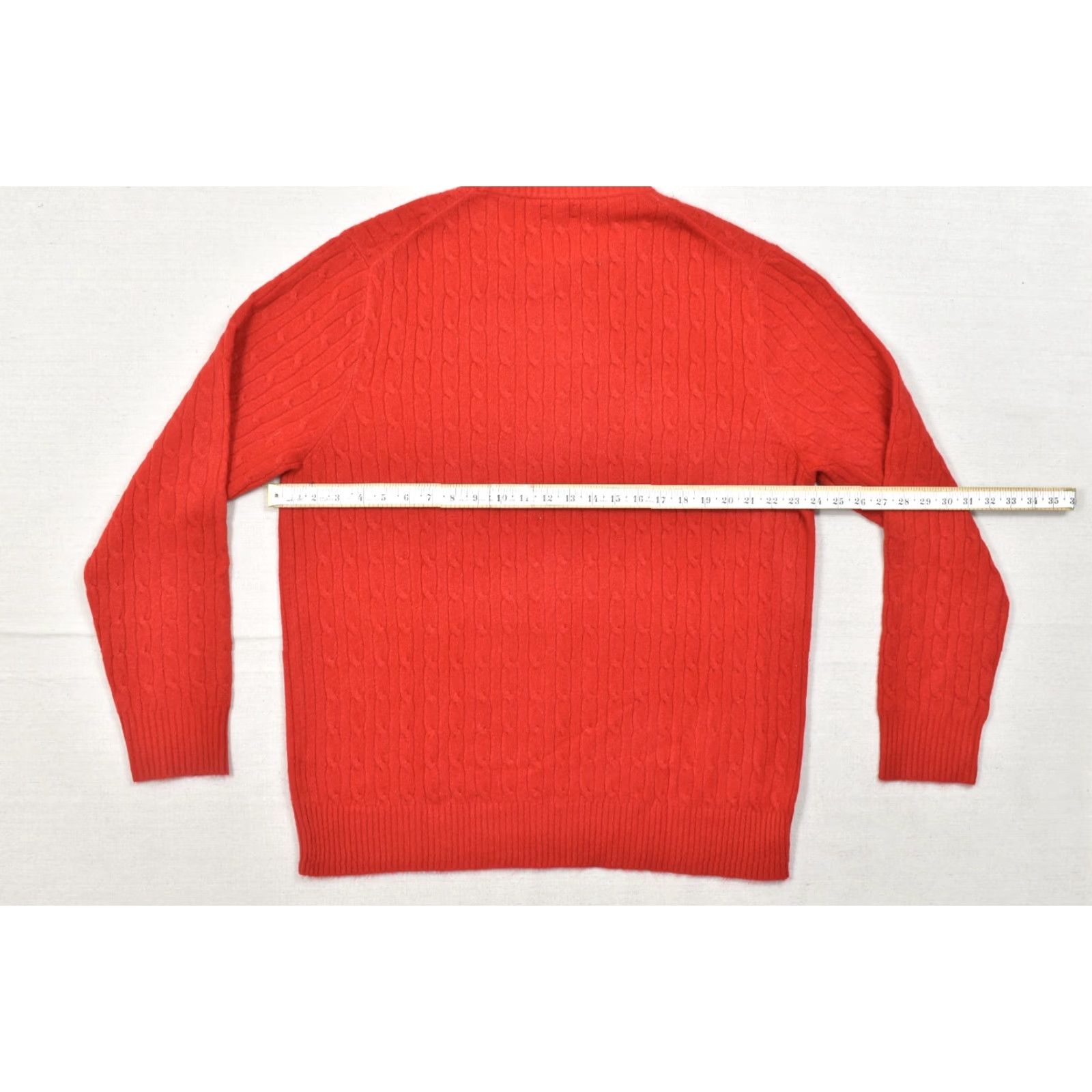 J.Crew J.Crew Sweater Crewneck Red XL Men's Extra-Soft Cable Knit Pullover NWT Size US XL / EU 56 / 4 - 3 Thumbnail