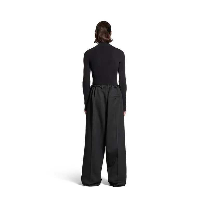 Balenciaga o1w1db11225 Tailored Pants in Black Size US 34 / EU 50 - 4 Thumbnail