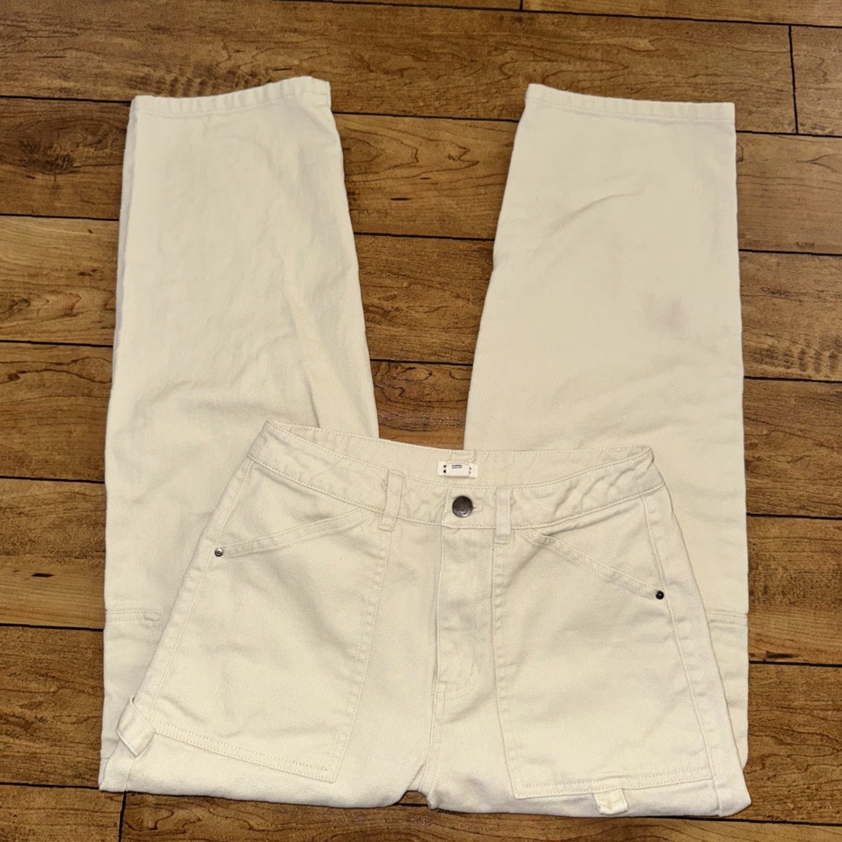 Billabong VINTAGE Billabong Carpenter Workwear Cargo Pants Men’s 28x32 Ivory Cream Cargo Workwear 90s Skater Surfer Vintage Streetwear Mens Size US 28 / EU 44 - 4 Thumbnail