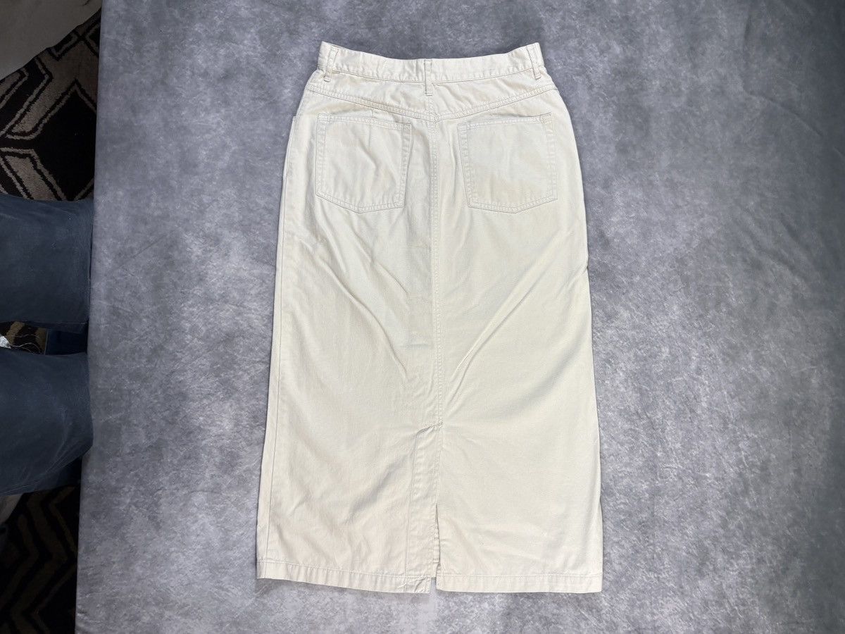 Eddie Bauer × Vintage 1990s Vintage Maxi Skirt Eddie Bauer Front Button Long Vent Size 32" / US 10 / IT 46 - 16 Thumbnail