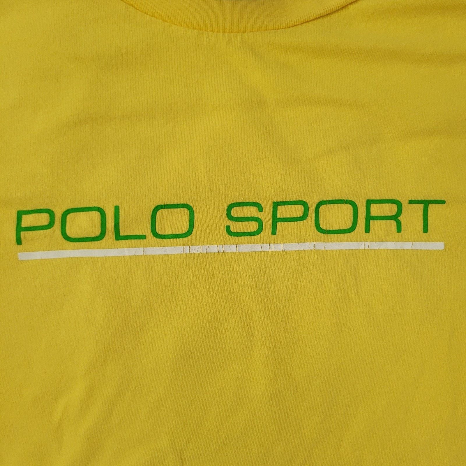Ralph Lauren VTG Y2K Ralph Lauren POLO Sport Shirt 2XL 27x27 Crop Baggy Size US XXL / EU 58 / 5 - 6 Thumbnail