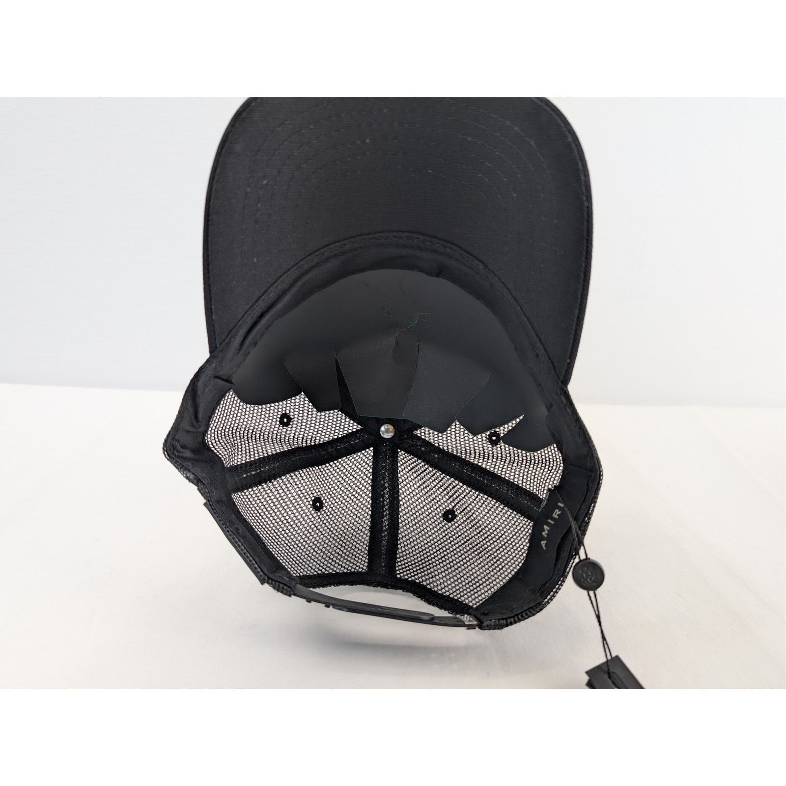 Amiri o1rshd1 Q:3 / Trucker Cap / Hat in Black / Carolina Blue Size ONE SIZE - 12 Thumbnail
