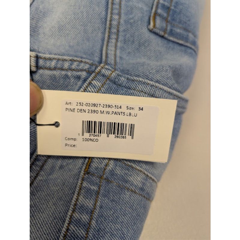 Dries Van Noten o1rshd1 Bershka Baggy Fit Denim Pants in Mid Blue Size US 34 / EU 50 - 23 Thumbnail