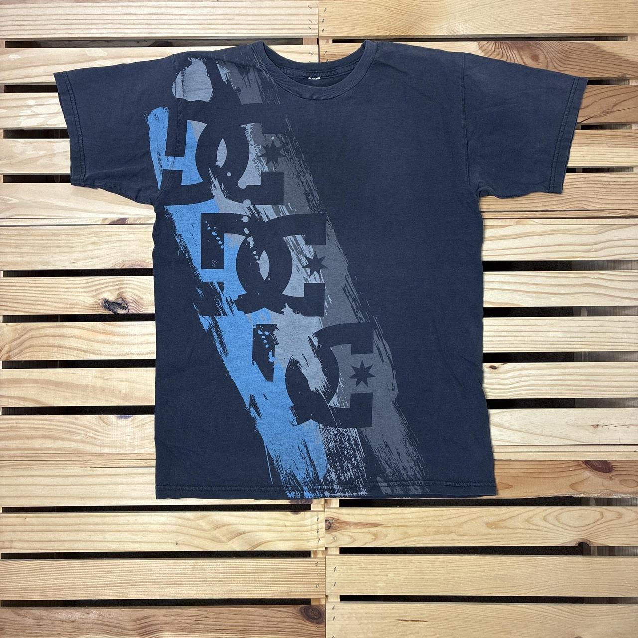 DC Vintage DC Shoes Faded Black Skate Tee Size Medium Size US M / EU 48-50 / 2 - 1 Thumbnail
