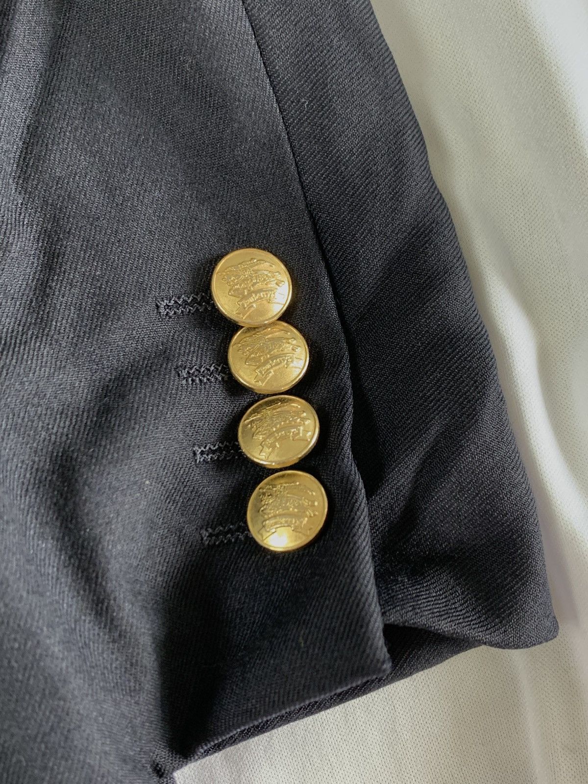 Burberry Burberrys vintage wool blazers men/ loropiana thierry mugler Size 38R - 5 Thumbnail