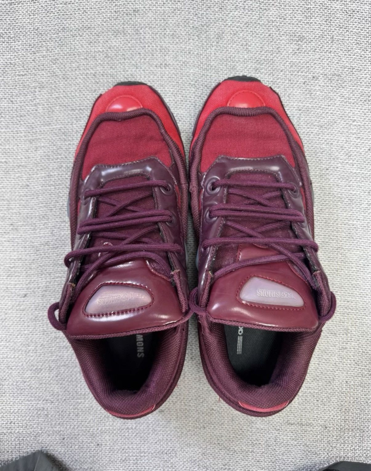 Adidas Adidas Raf Simons Ozweego Burgundy colorway K37 Size US 8 / EU 41 - 9 Thumbnail