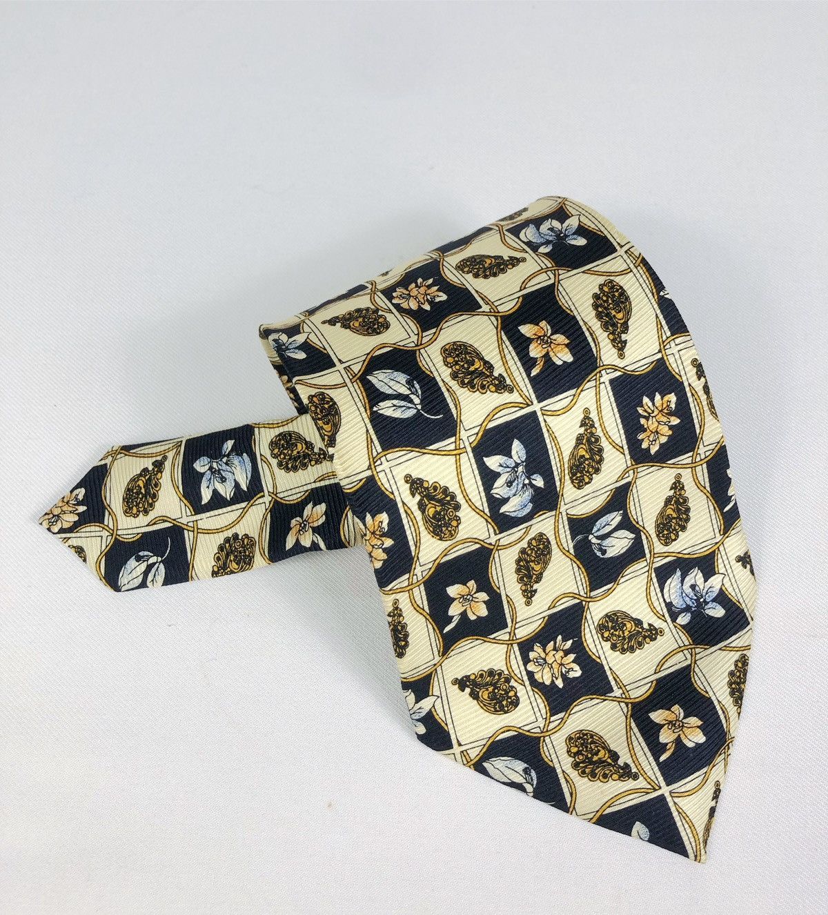 Christian Dior Monsieur × Vintage Rare Vintage Christian Dior Monsieur Silk Tie Size ONE SIZE - 8 Thumbnail