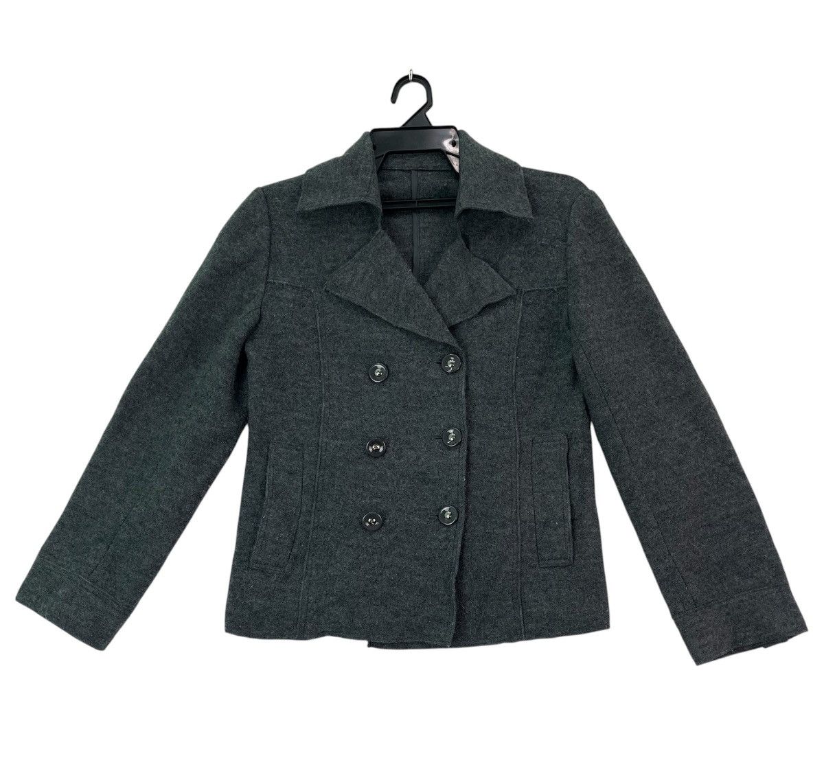 Courreges Rare COURREGES double collar crossed jacket Size S / US 4 / IT 40 - 1 Thumbnail