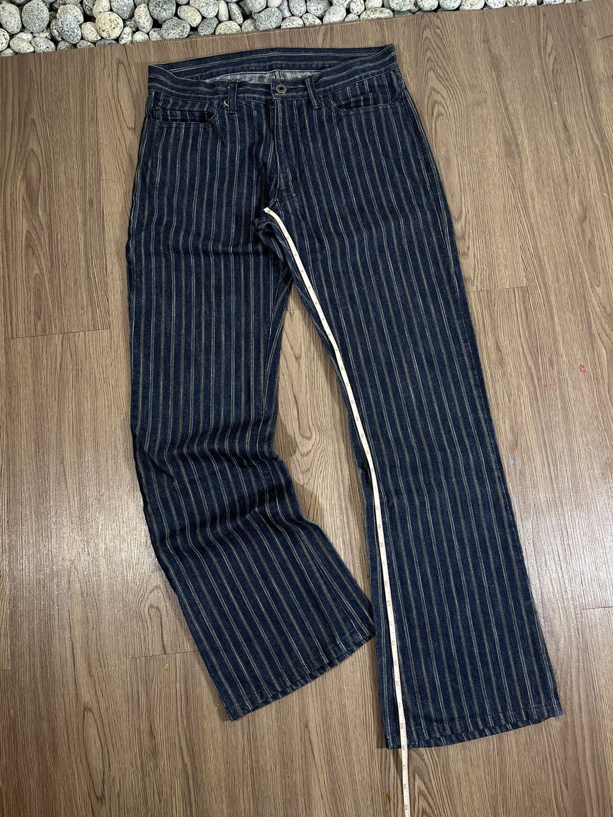 If Six Was Nine Edge Rupert Hickory Flare Denim Size US 30 / EU 46 - 15 Thumbnail
