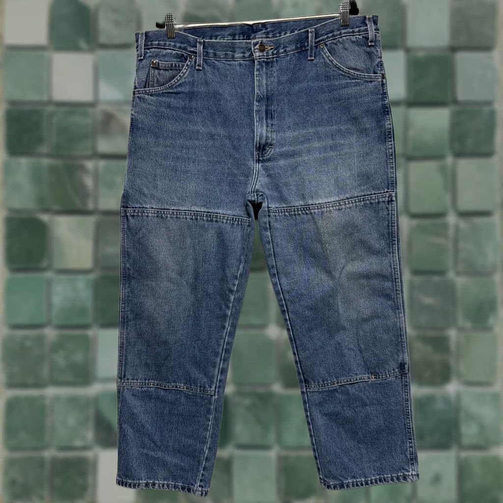 Dickies Dickies Jeans Size 40x30 Blue Denim Work Utility Casual Pants Jeans Button Zip 5-Pocket Men's Regular Inseam 30 Comfort Straight Denim Size US 40 / EU 56 - 1 Thumbnail