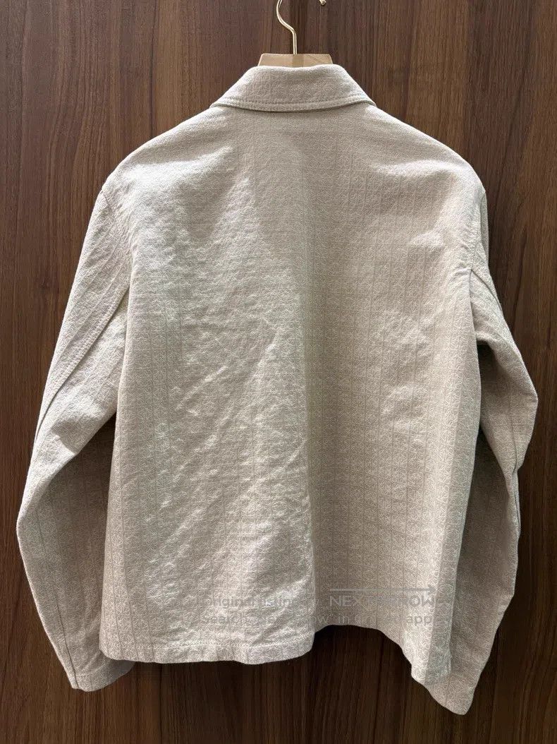 Loewe Loewe Monogrammed Leather Logo Jacket Size XXS / US 00 / IT 34 - 2 Thumbnail