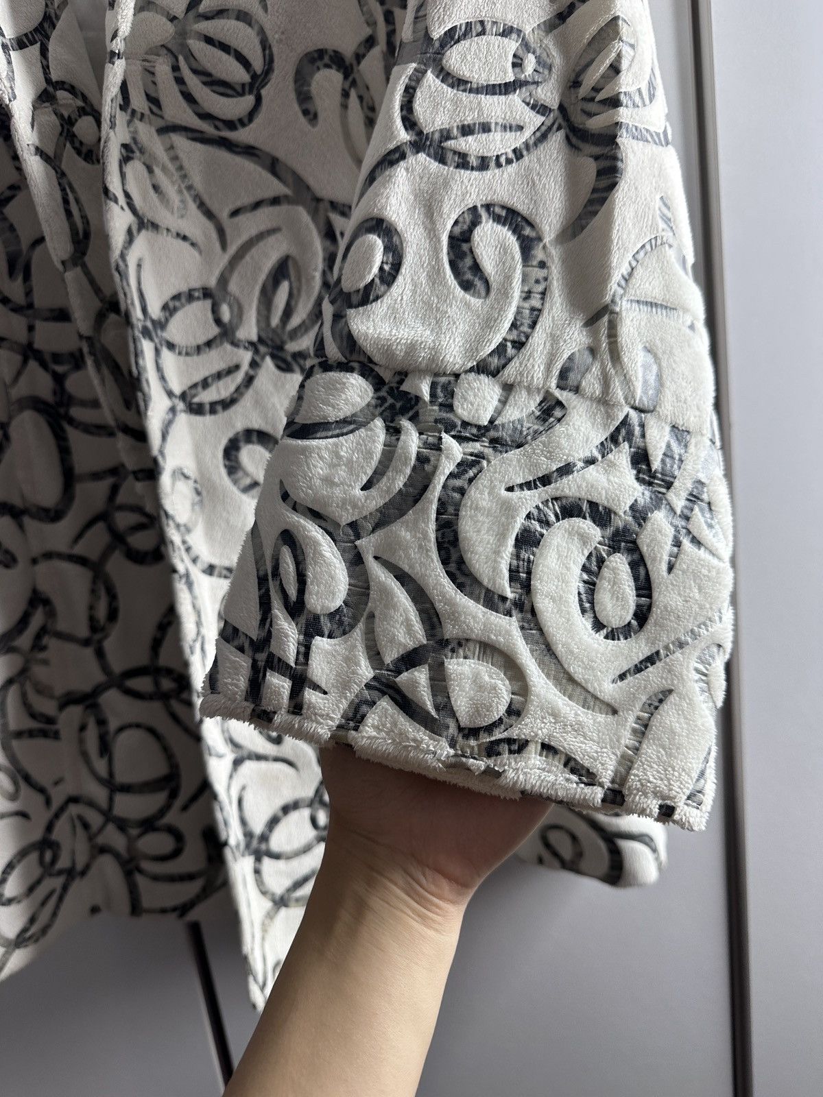 Max Mara Max Mara Abstract Print Wool Coat Size S / US 4 / IT 40 - 9 Thumbnail