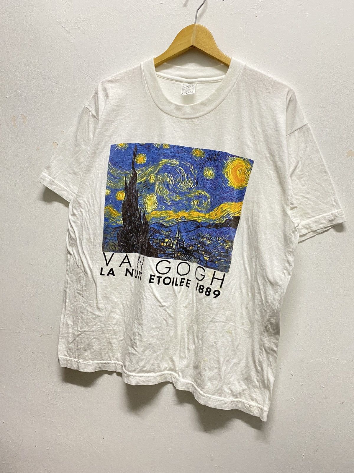 Vintage Van Gogh Black T Shirt