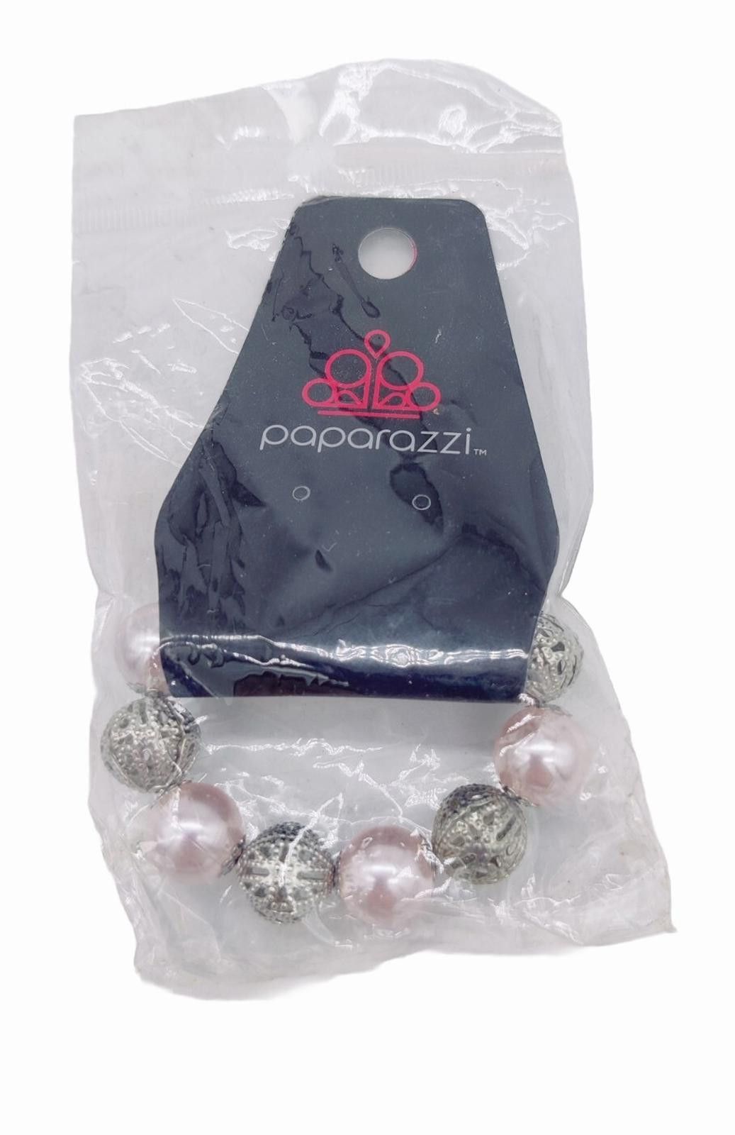 Other Paparazzi Bracelet Pink & Silver Beads Beaded Stretchy New I Size ONE SIZE - 1 Thumbnail