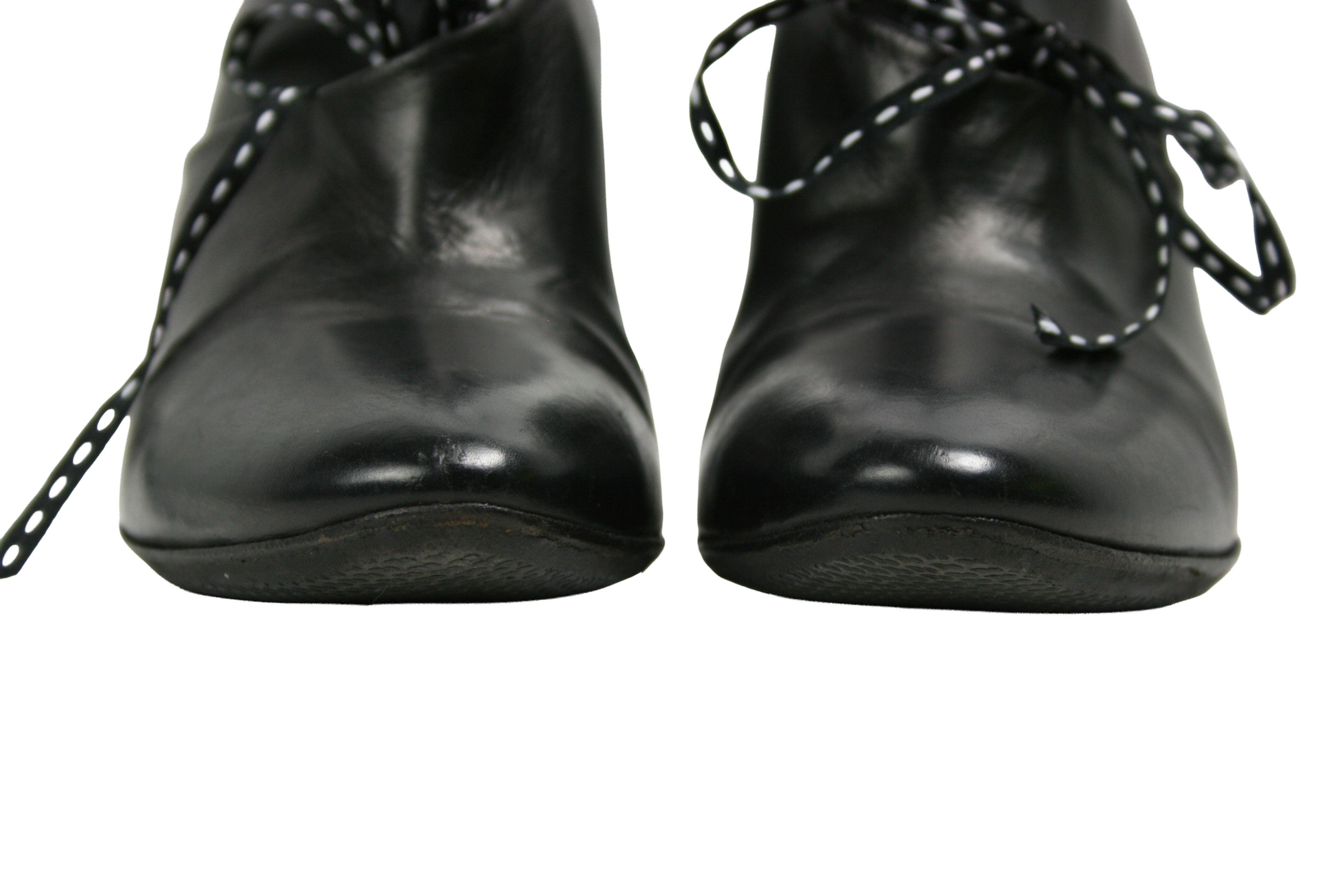Marsell Dino Avant Garde Block Heel Ankle Boots Size US 7 / IT 37 - 4 Thumbnail