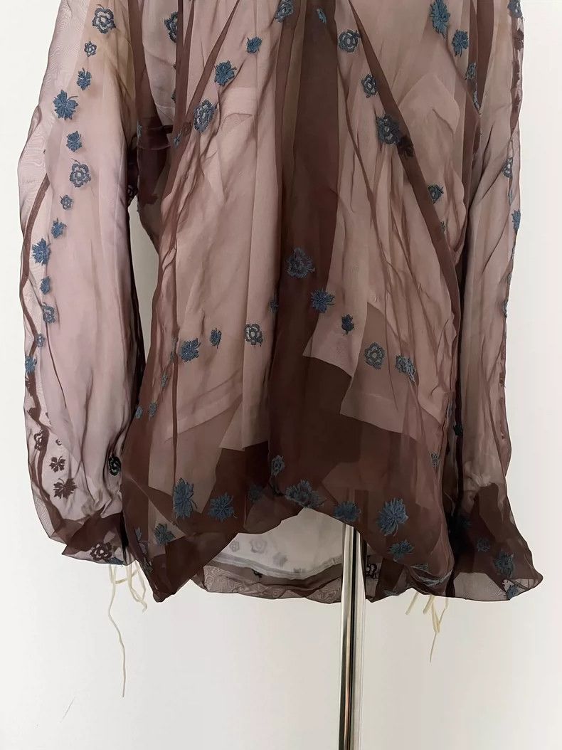 Undercover Undercover 02 SS Tulle Embroidered Dress 2504-Nextarrow Size S / US 4 / IT 40 - 3 Thumbnail