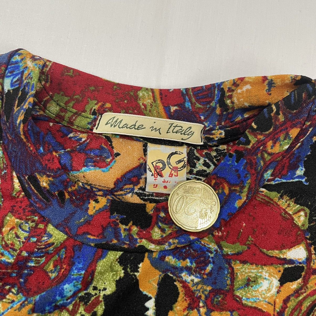 Jean Paul Gaultier SS2000 Jean Paul Gaultier Basquiat Elastic T-Shirt Vintage Size US M / EU 48-50 / 2 - 8 Thumbnail