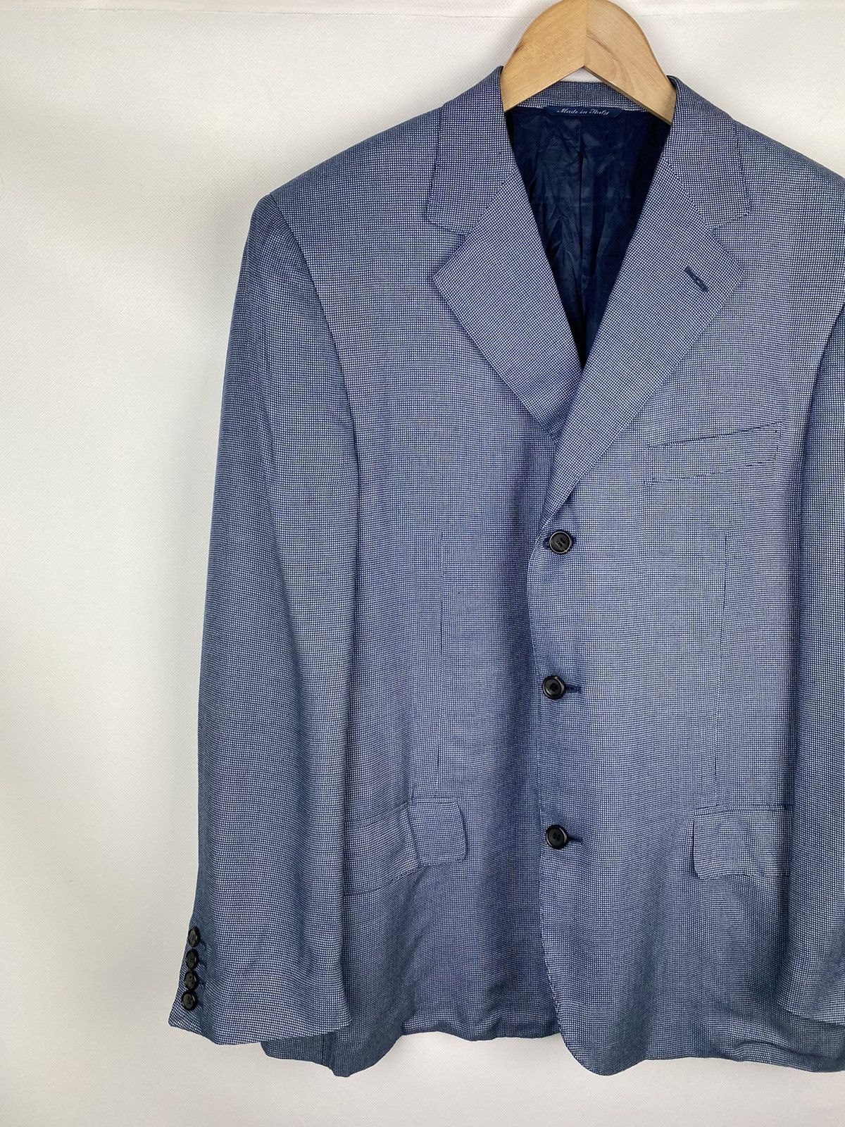 Canali Canali men’s bamboo blazer jacket sport coat size US 42 Size 42R - 2 Thumbnail