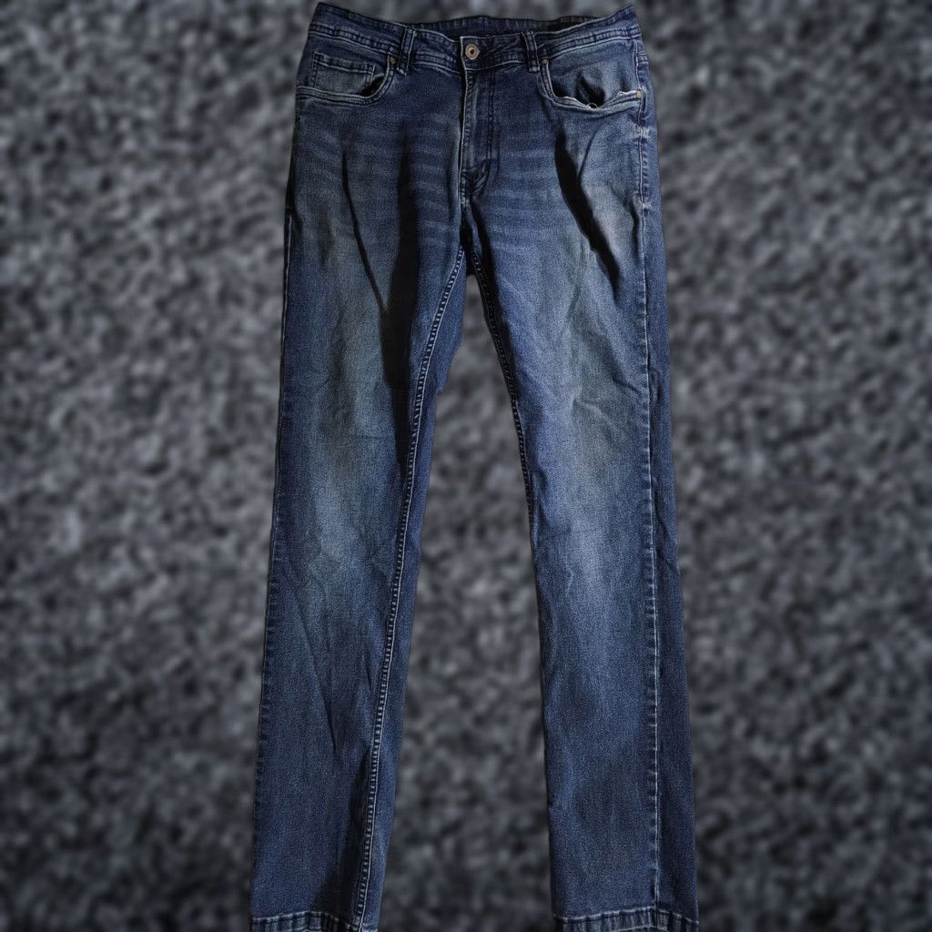 Denime The Perfect Jean NYC Slim Fit Jeans Mens Size 33x34 Med. Wash Denim Stretch Flex Size US 33 - 1 Thumbnail