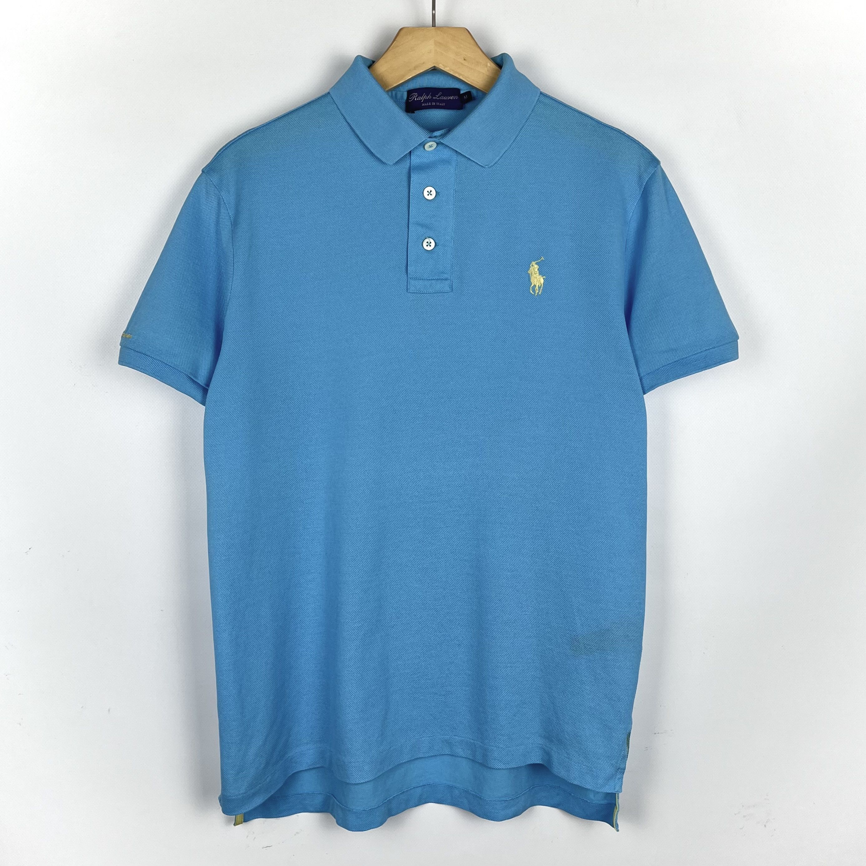 Ralph Lauren Purple Label Ralph Lauren Purple Label Yellow Pony Polo Shirt Size US M / EU 48-50 / 2 - 1 Thumbnail