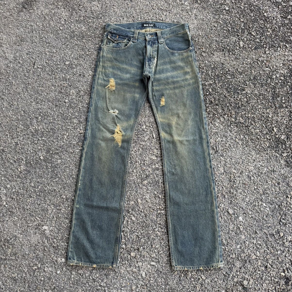 Japanese Brand × Jean × Rusty VINTAGE WILD LIFE RUSTY JEAN RIPPEP DENIM PANTS Size US 32 / EU 48 - 2 Thumbnail