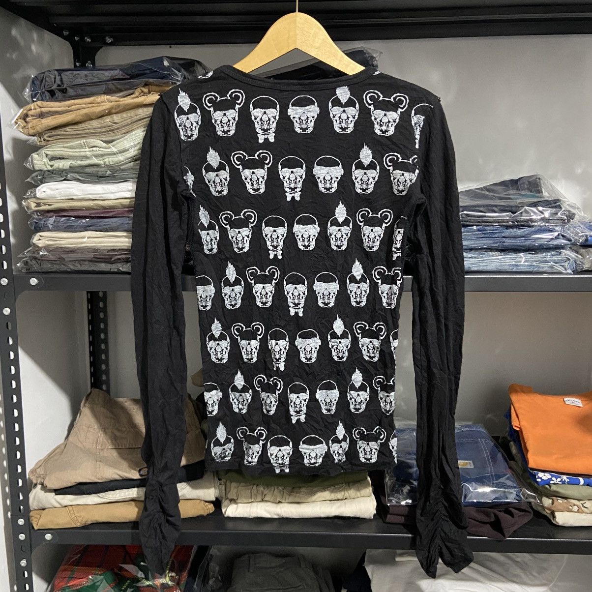 Hysteric Glamour 2000s Glad News Japanese Hysteric Skull Tee Size US XS / EU 42 / 0 - 1 Thumbnail