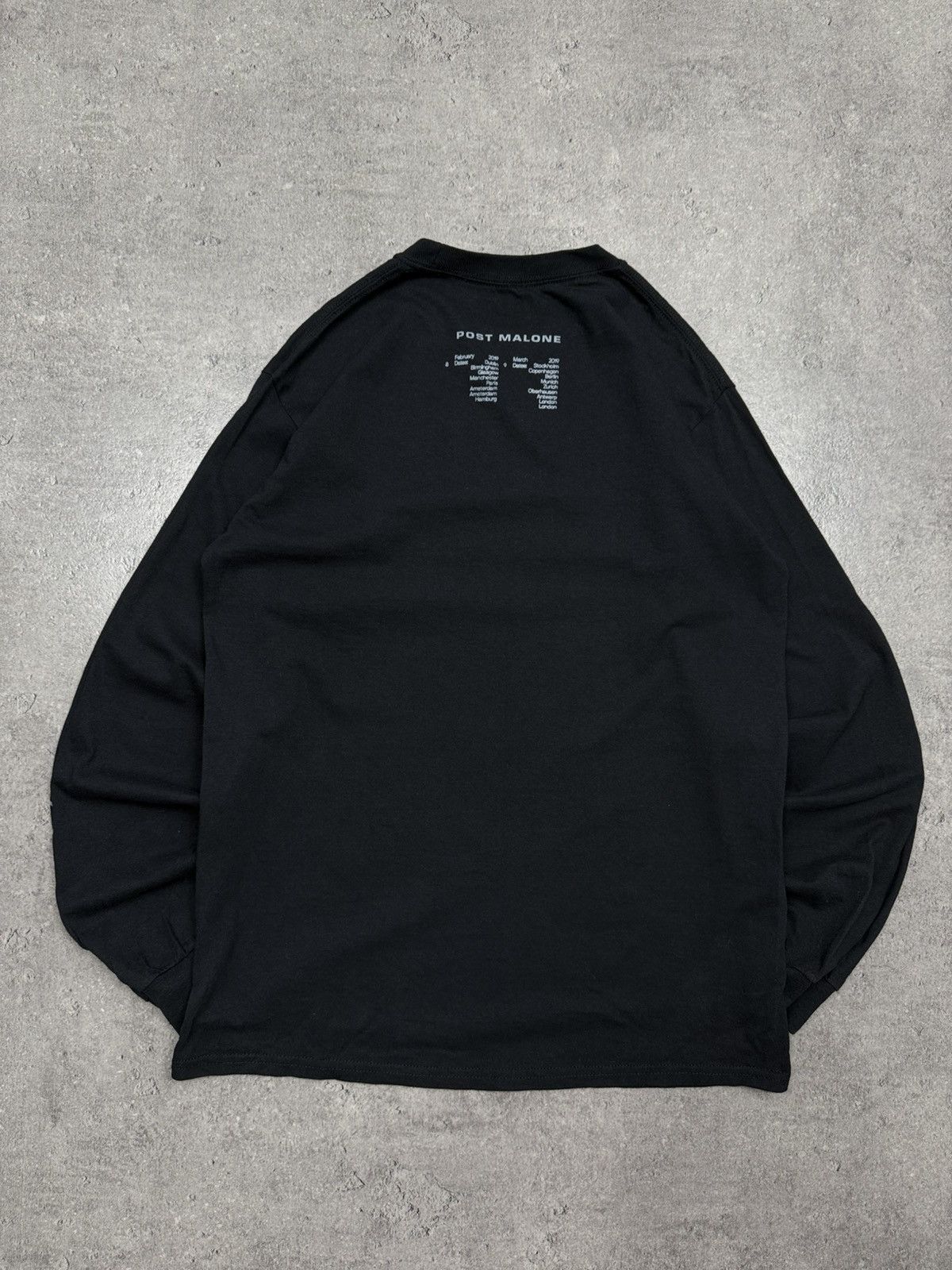 Band Tees Post Malone Tour 2019 Long Sleeve Shirt Live Band Tees Merch Size US M / EU 48-50 / 2 - 6 Thumbnail